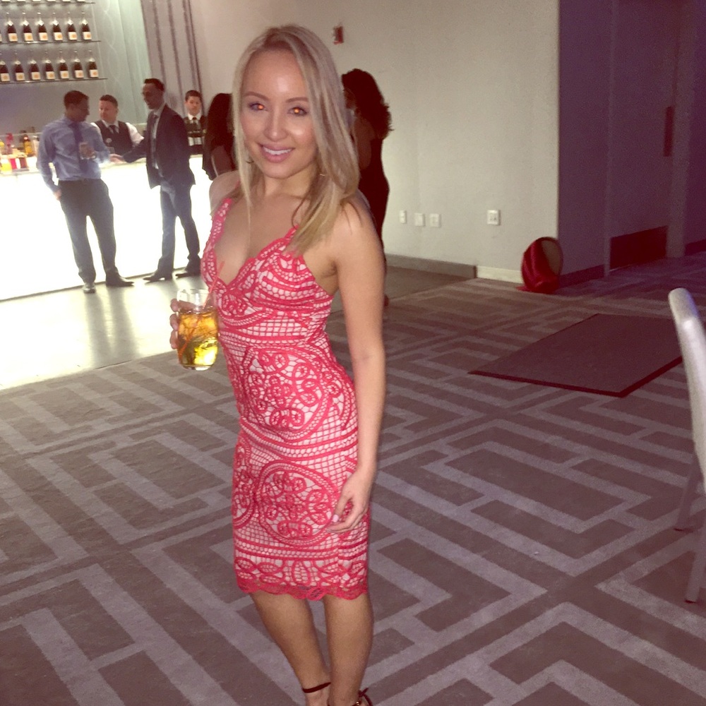 Red Lace Dress